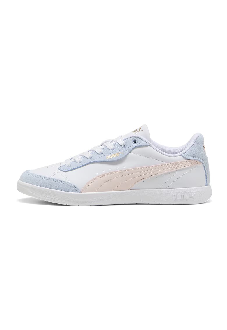 Puma Кожени спортни обувки Vikky Star - Бял/Черен/Светло