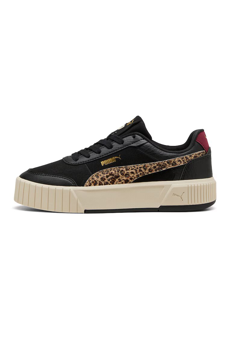 Puma Маратонки Carina Mia от еко кожа - Черен/Кафяв/Тъмночервен