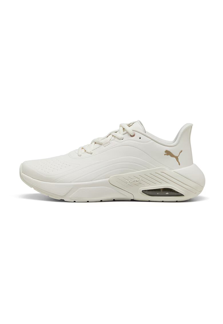 Puma Обувки за бягане X-Cell Nova от еко кожа - Сиво-кафяв/Мръснобял