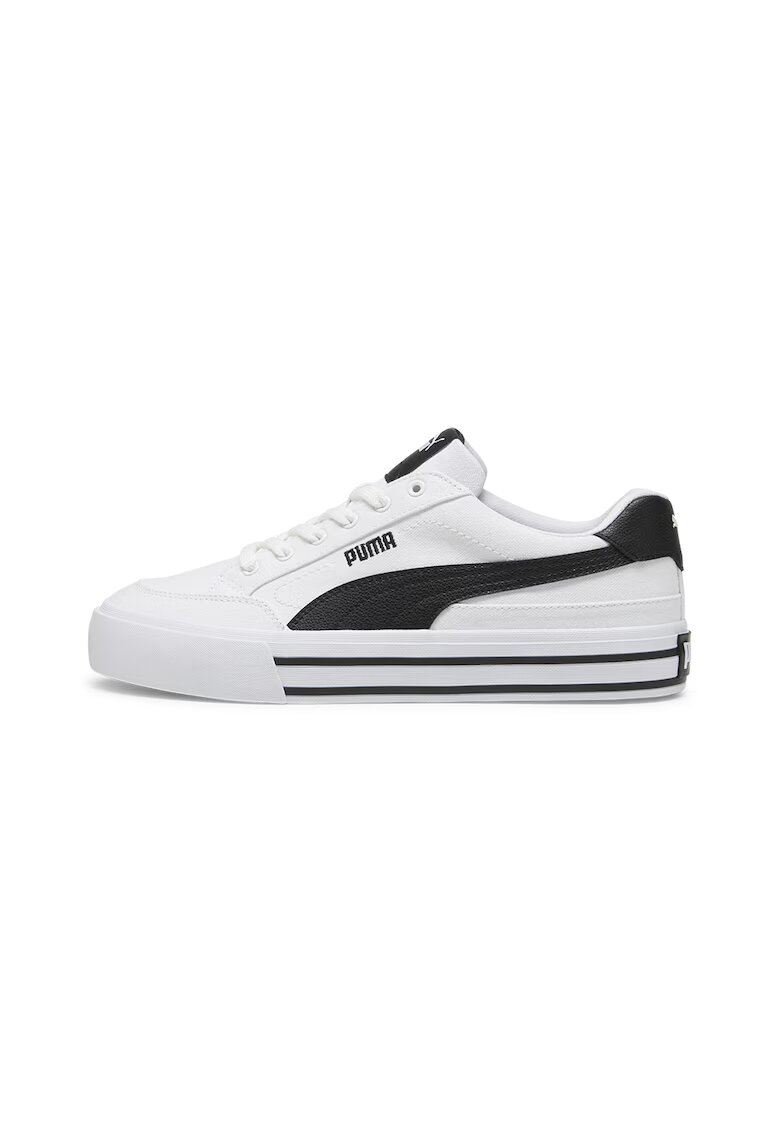 Puma Платнени кецове Classic Vulcanised - Бял/Черен