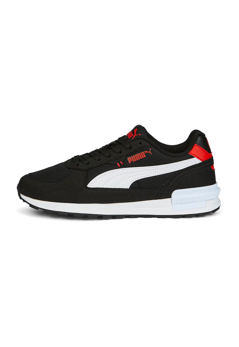 Puma Спортни обувки Graviton Jr с мрежести зони - Оранжев/Тъмносин
