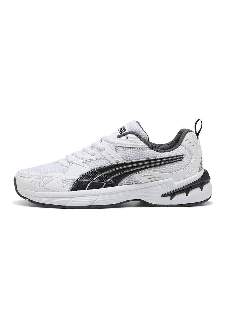 Puma Спортни обувки Milenio Tech 2000 с мрежа и еко кожа - Черен/Бял