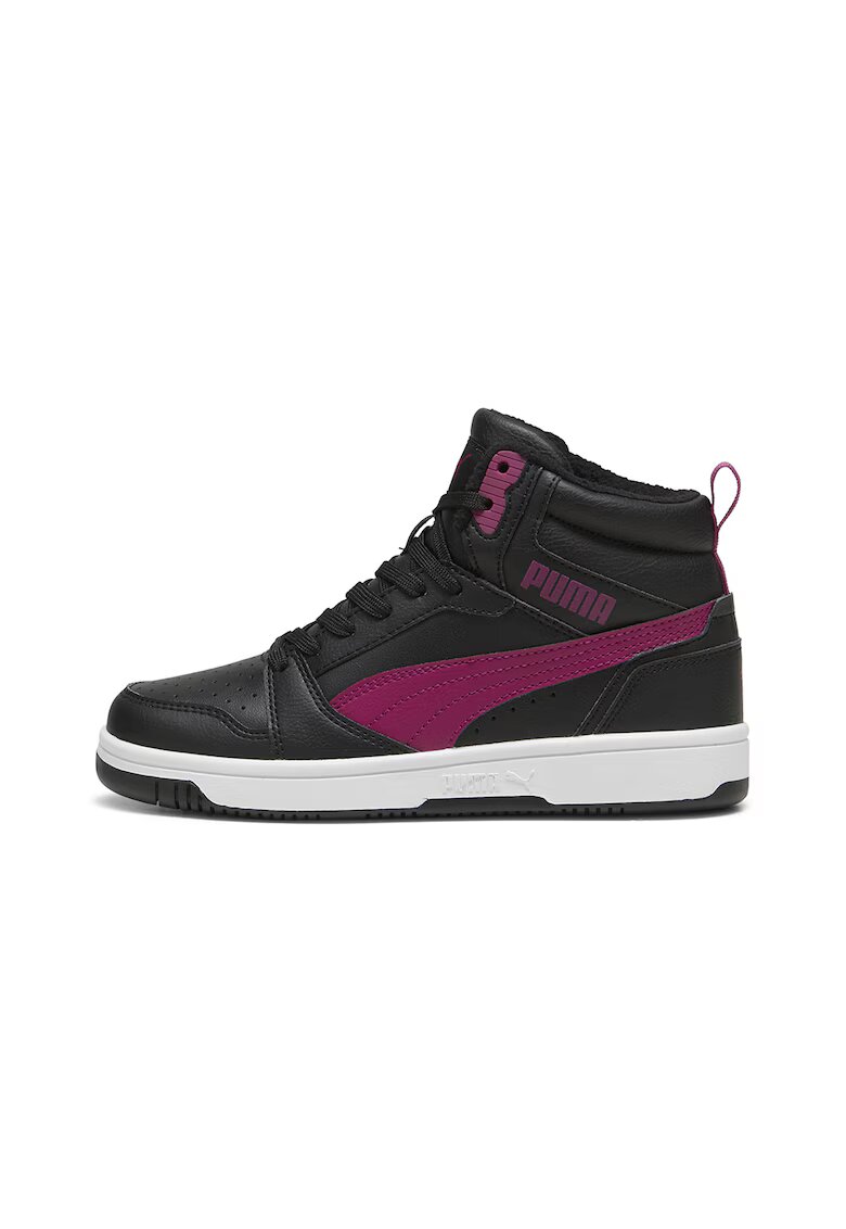 Puma Спортни обувки Rebound от еко кожа - Оранжев/Маслинено зелено