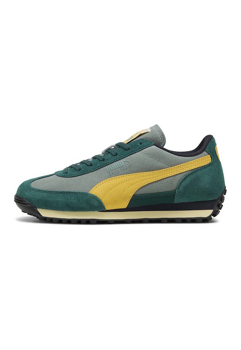 Puma Спортни обувки с велур - Светло сив/Праскова/Бледозелен