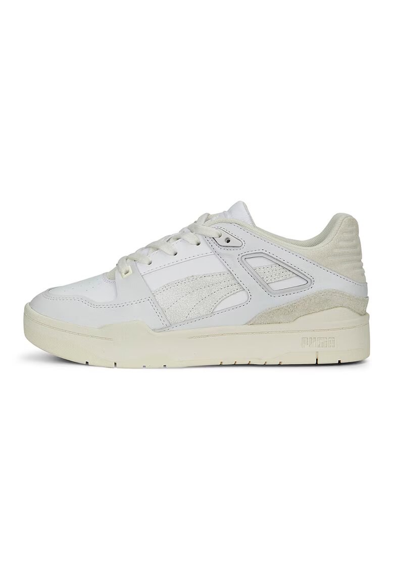 Puma Спортни обувки Slipstream Thrifted с велур - Бял/Светло