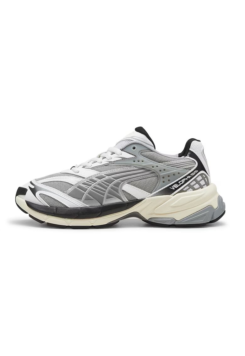 Puma Спортни обувки Velophasis Born in the 2000s с текстил - Черен/Сребрист