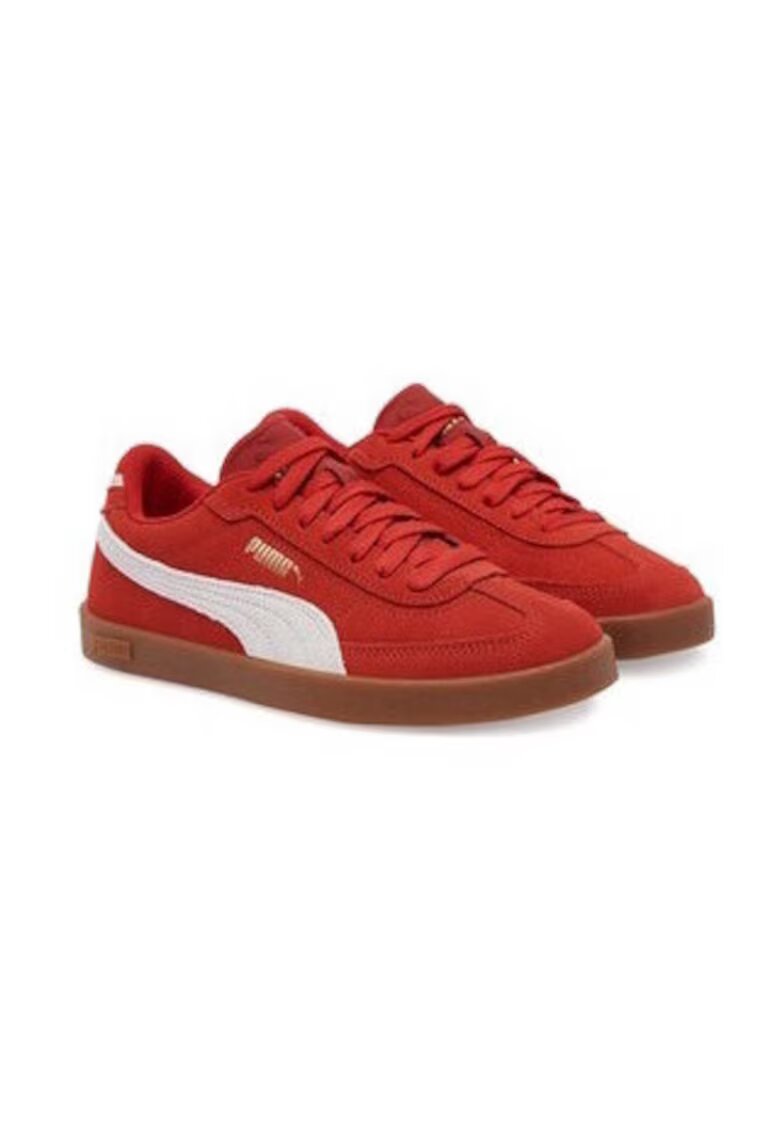 Puma Унисекс спортни обувки естествена кожа - червени