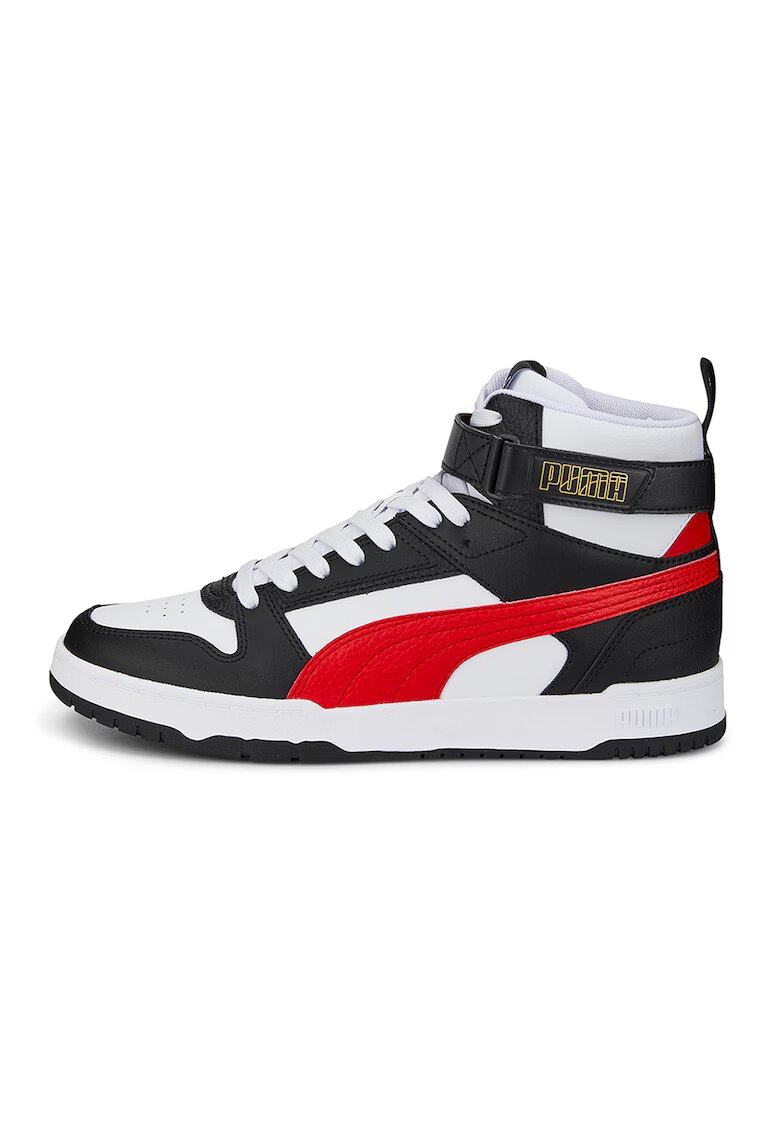 Puma Унисекс спортни обувки RBD Game с кожа - Червен/Бял/Черен