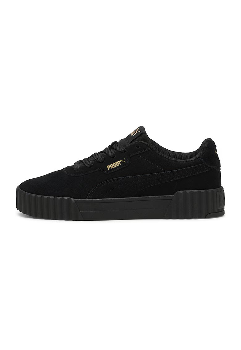 Puma Велурени маратонки - Златни - Черни 400721