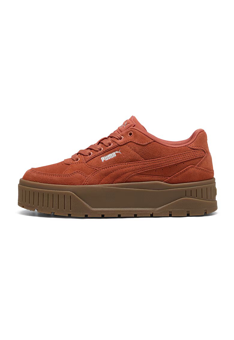 Puma Велурени спортни обувки Karmen II Idol с равна платформа