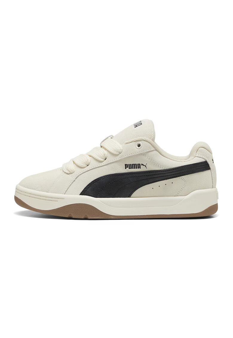 Puma Велурени спортни обувки Park Easy - Черен/Крем/Светло бежово