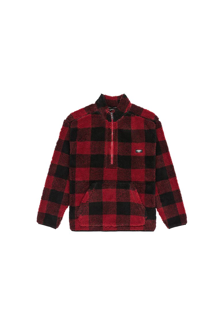 Quiksilver Мъжки спортен суичър - бордо - полиестер