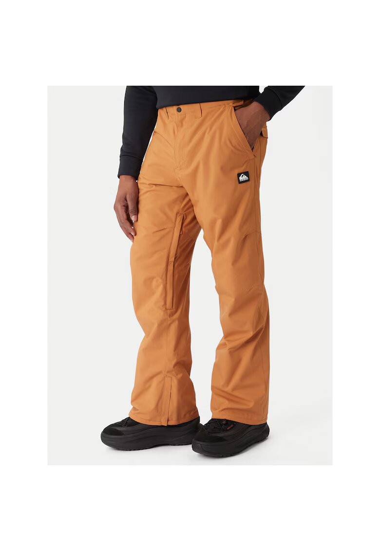 Quiksilver Мъжки спортни панталони сноуборд - кафяви