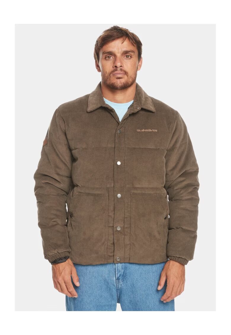 Quiksilver Мъжко яке - 6655 - Памук - Кафяво