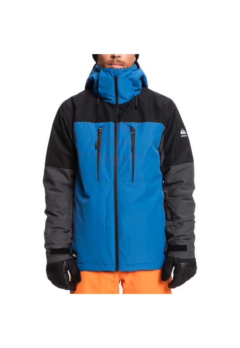 Quiksilver Mission Plus мъжко ски яке - синьо - 100% полиестер - 10K технология - Warmflight изолация