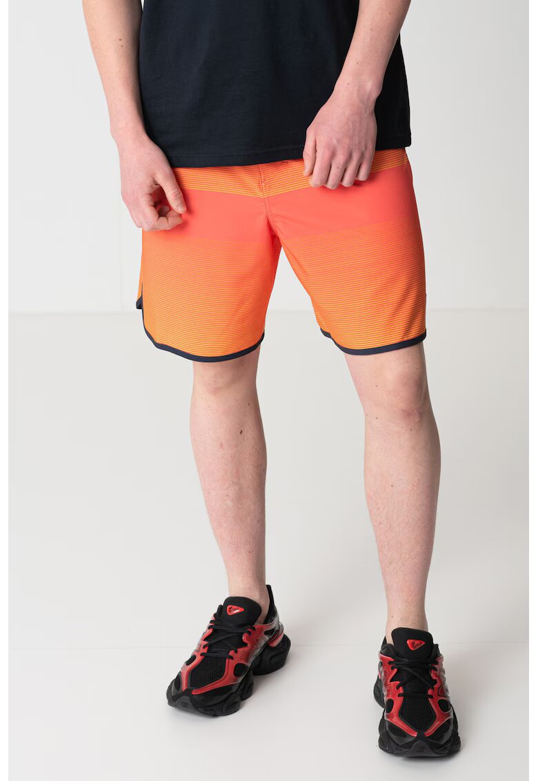 Quiksilver Плувни боксерки с връзка - Черен/Оранжев
