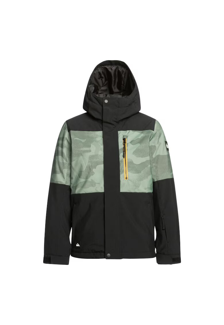 Quiksilver Яке за сноуборд Mission - зелено - 100% полиестер - водоустойчиво - дишащо