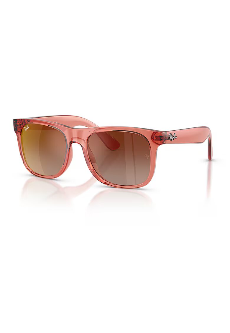 Ray-Ban Квадратни слънчеви очила Justin - Черен/Избеляло черно
