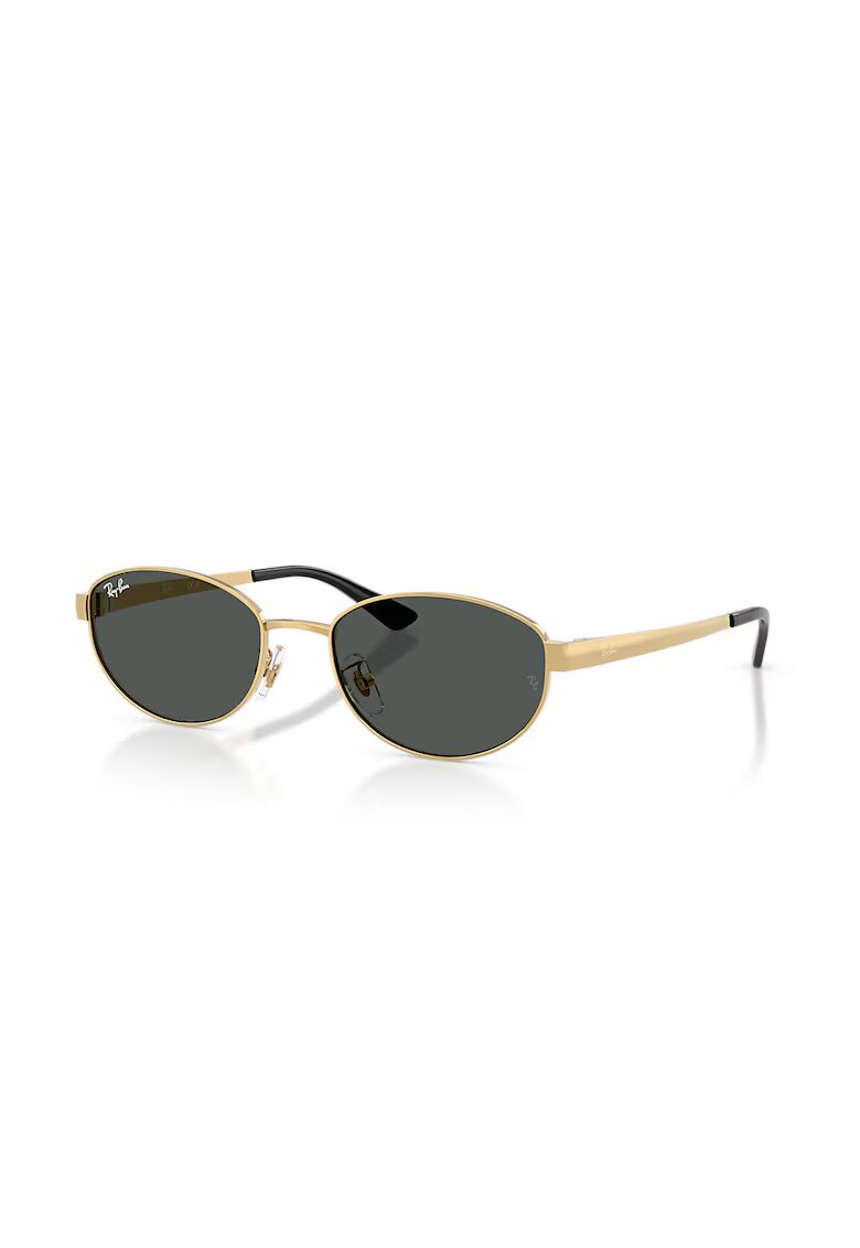 Ray-Ban Метални слънчеви очила с овални стъкла