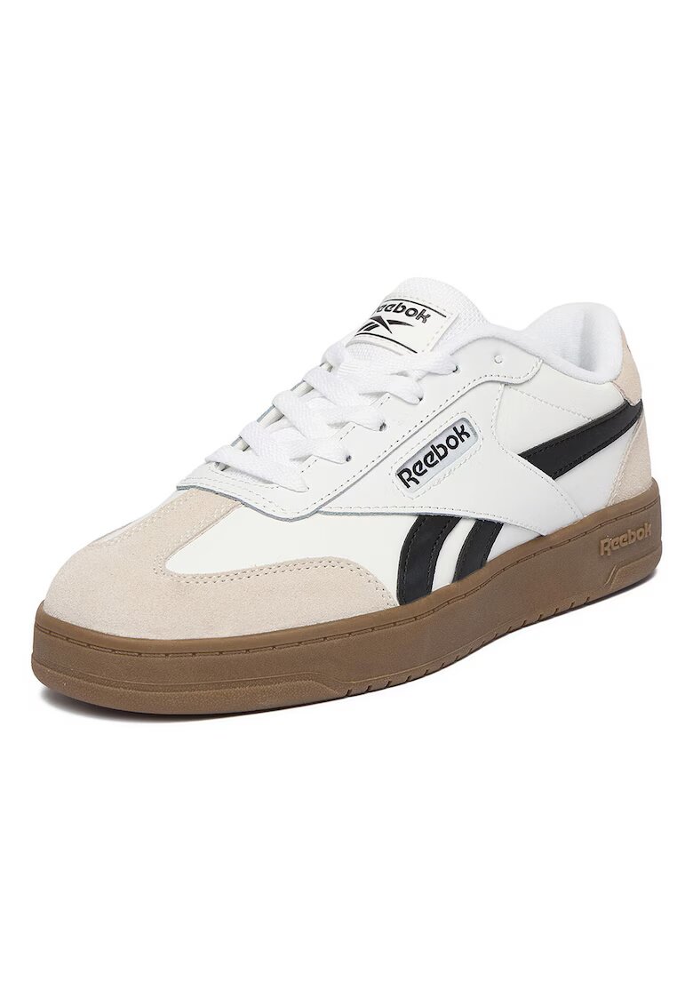 Reebok Дамски кецове - естествена кожа - бял/бежов - удобни