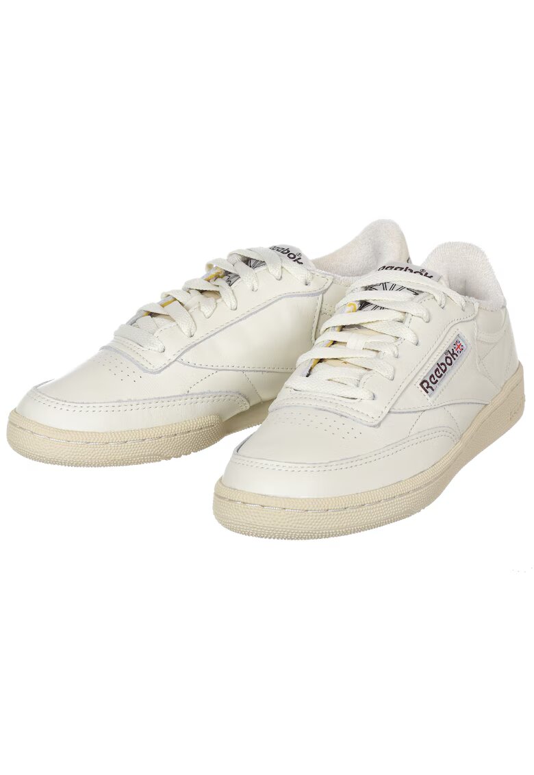 Reebok Дамски спортни обувки GX3681 - Естествена кожа/Текстил - Кремав