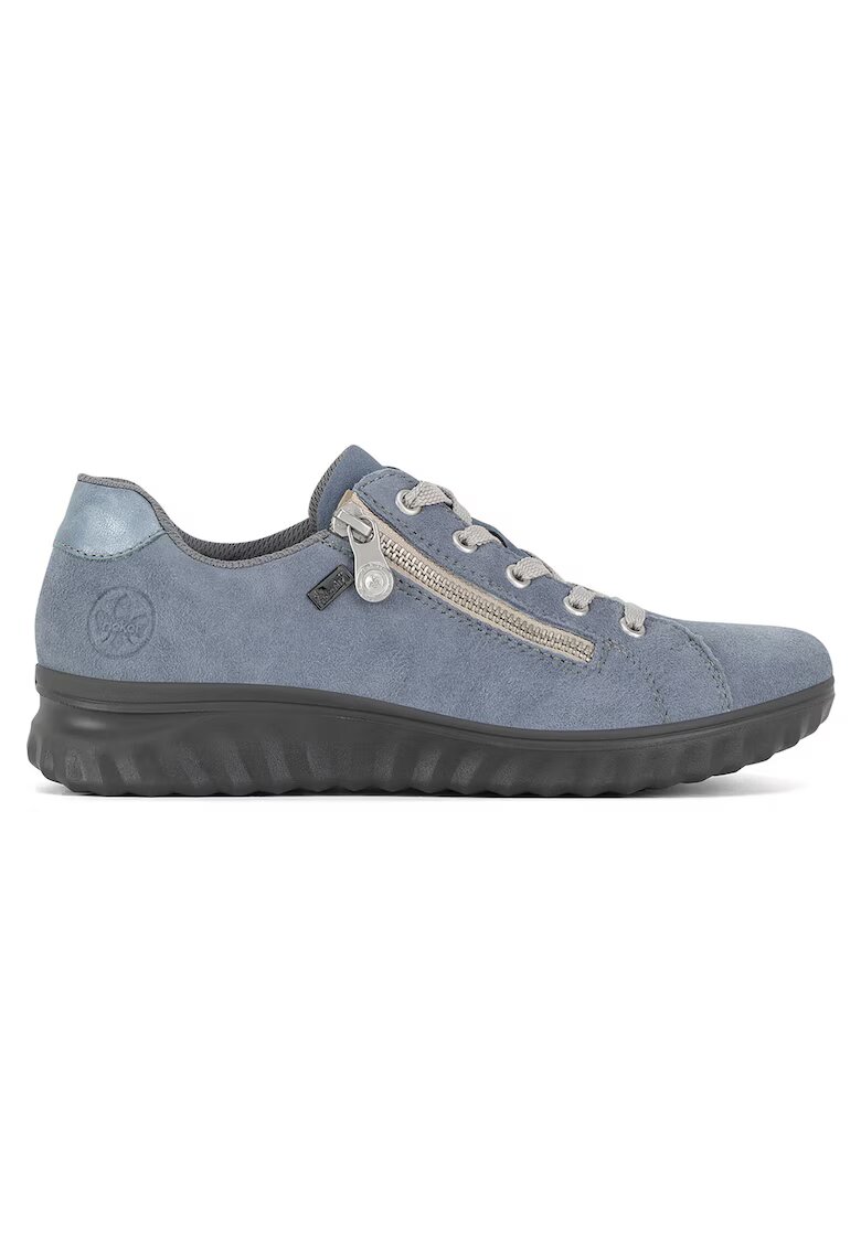 Rieker Дамски кецове сини - естествена кожа