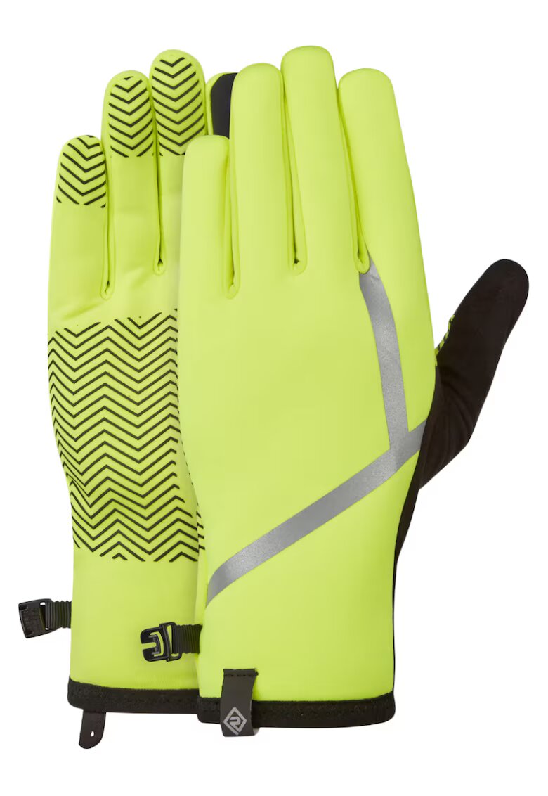 Ronhill Ръкавици за бягане Wind-Block FW 2025-Черно/Жълто-M