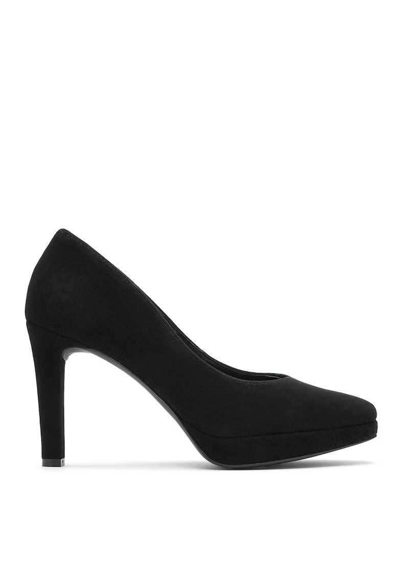 RYLKO Велурени обувки Anett с масивен ток