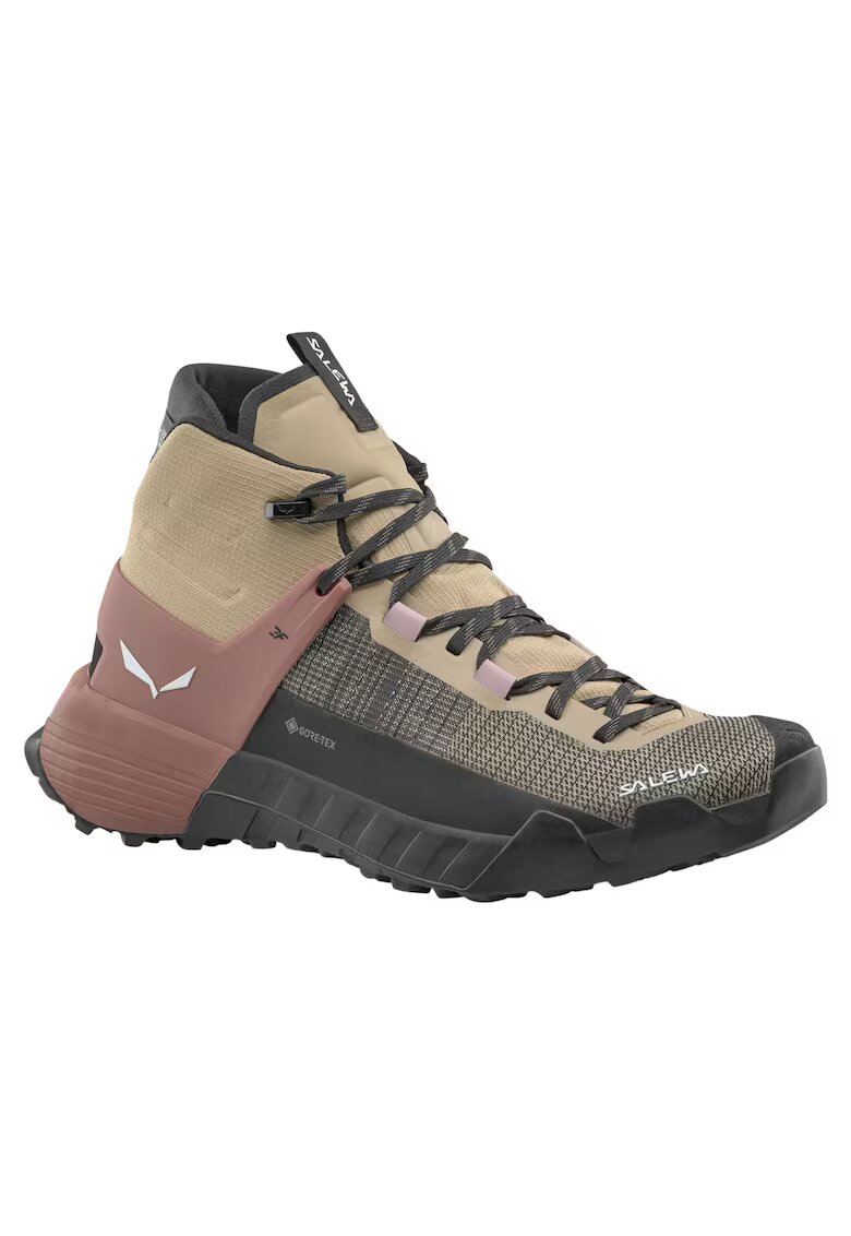 Salewa Дамски туристически обувки Wildfire NXT Mid Gore-Tex - бежово/черно - 40 1/2