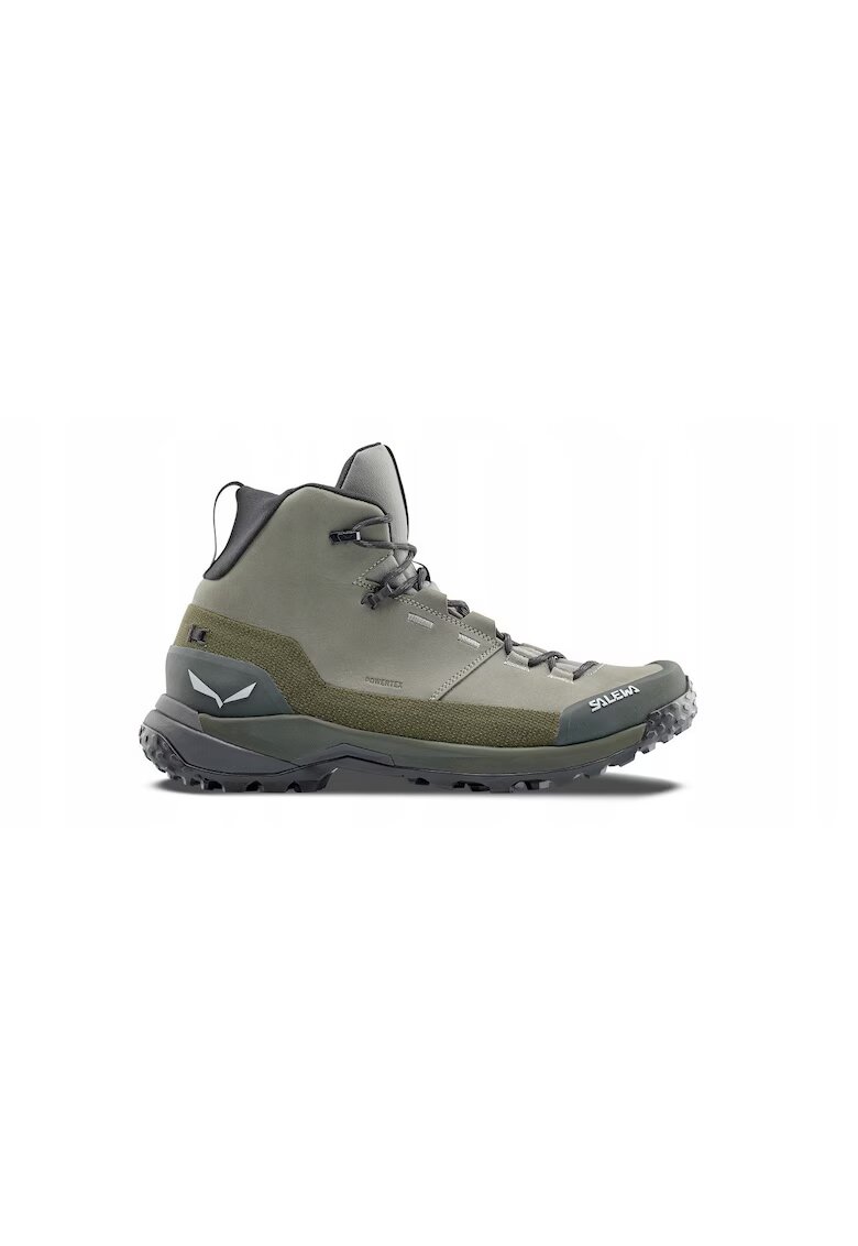 Salewa Трекинг обувки Puez Leather Mid - водоустойчиви - мъжки