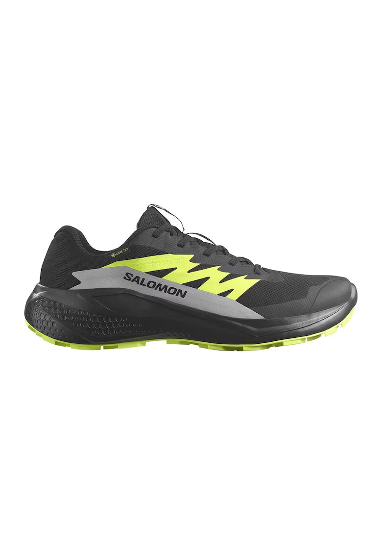 Salomon Обувки за бягане Alphaglide с Gore-Tex - Черен/Лайм зелено