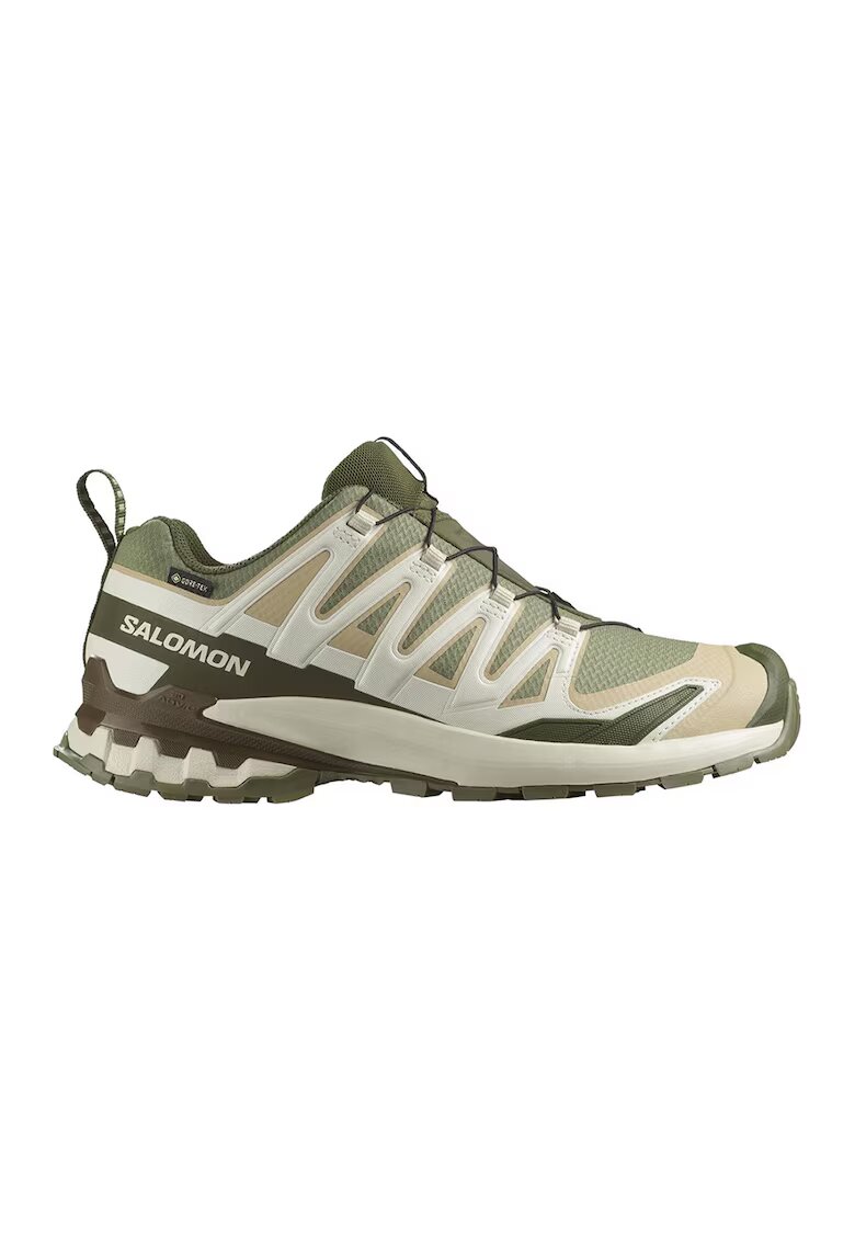 Salomon Обувки за трейл бягане Xa Pro 3D V9 Gore-Tex - Бял/Зелени аспержи