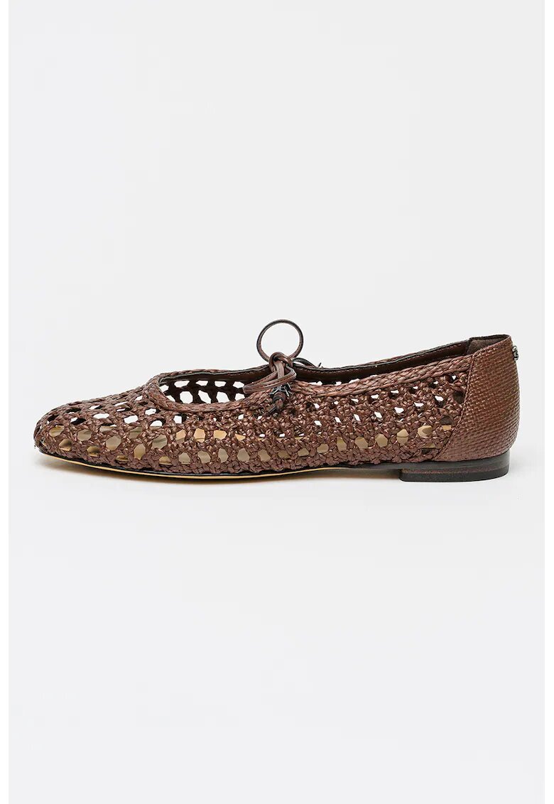 Sam Edelman Пантофки Marcie Mary Jane от еко кожа - Тъмнокафяв