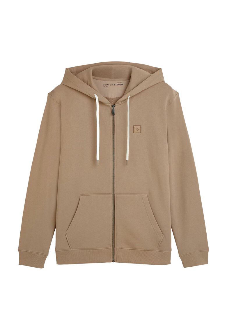 Scotch  Soda Худи с памук с цип