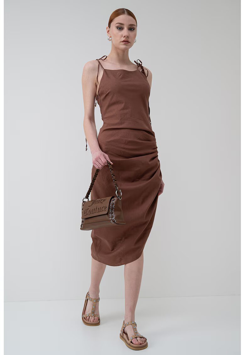 Scotch  Soda Рокля с лен с набирания