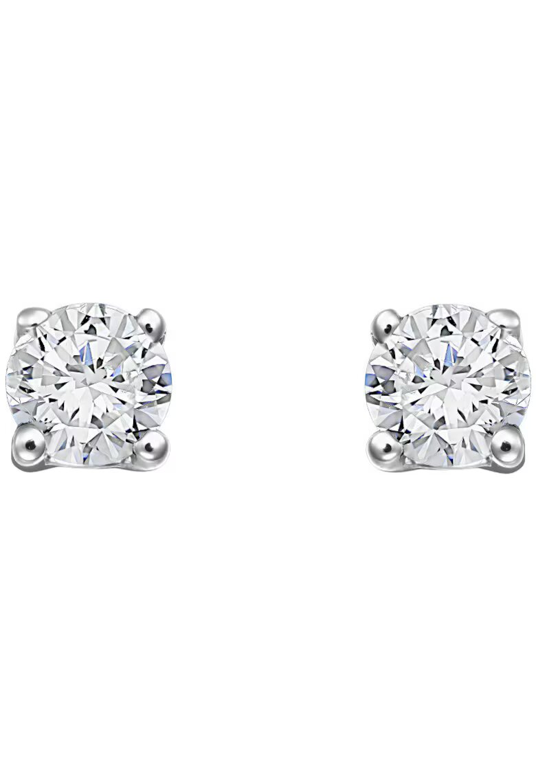 Sereine Обеци Bliss Studs от бяло злато 14K с 2 естествени диаманта 0.17 кт