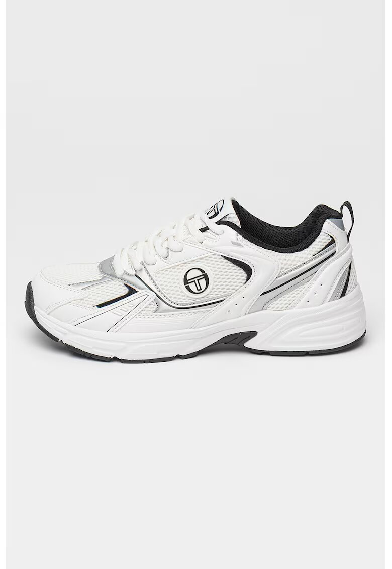 Sergio Tacchini Синтетични спортни обувки с мрежа - Бял/Светло бежово