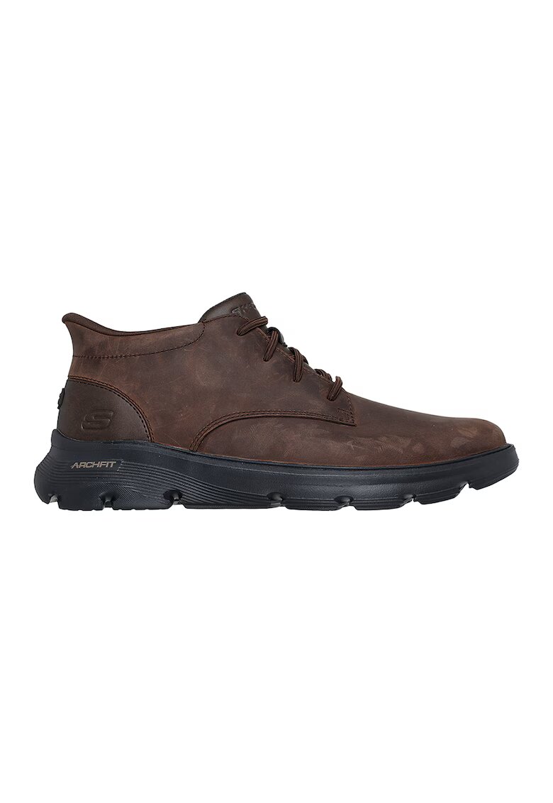 Skechers Боти Arch Fit Garza - Ridley тип Slip-Ins с кожа