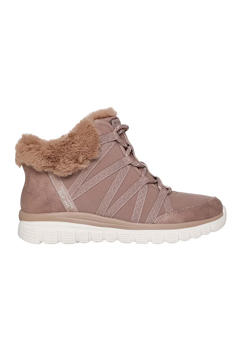 Skechers Боти Slip-Ins с еко пух