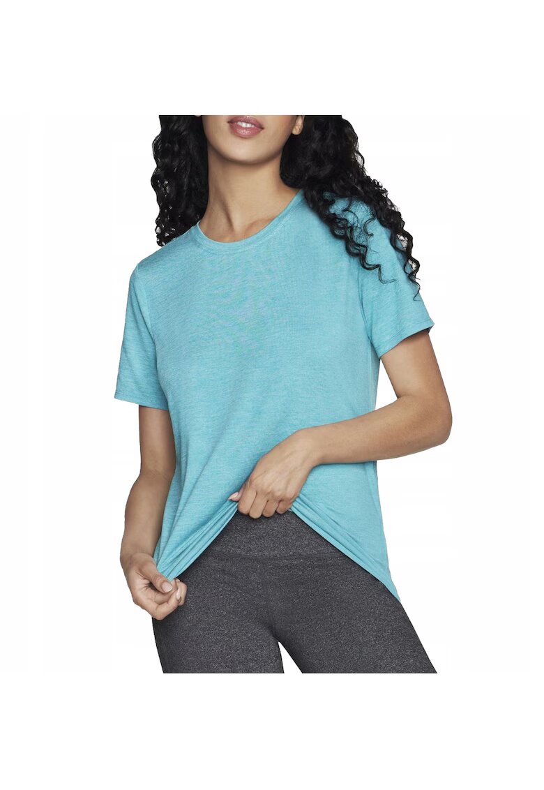 Skechers Дамска тениска TS104-WAQ - Синя - Полиестер