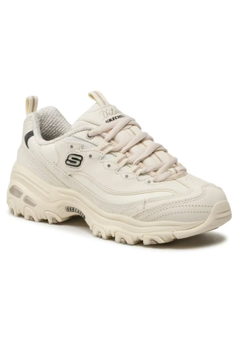 Skechers Дамски маратонки Fresh Start - естествена кожа - удобни - бежови