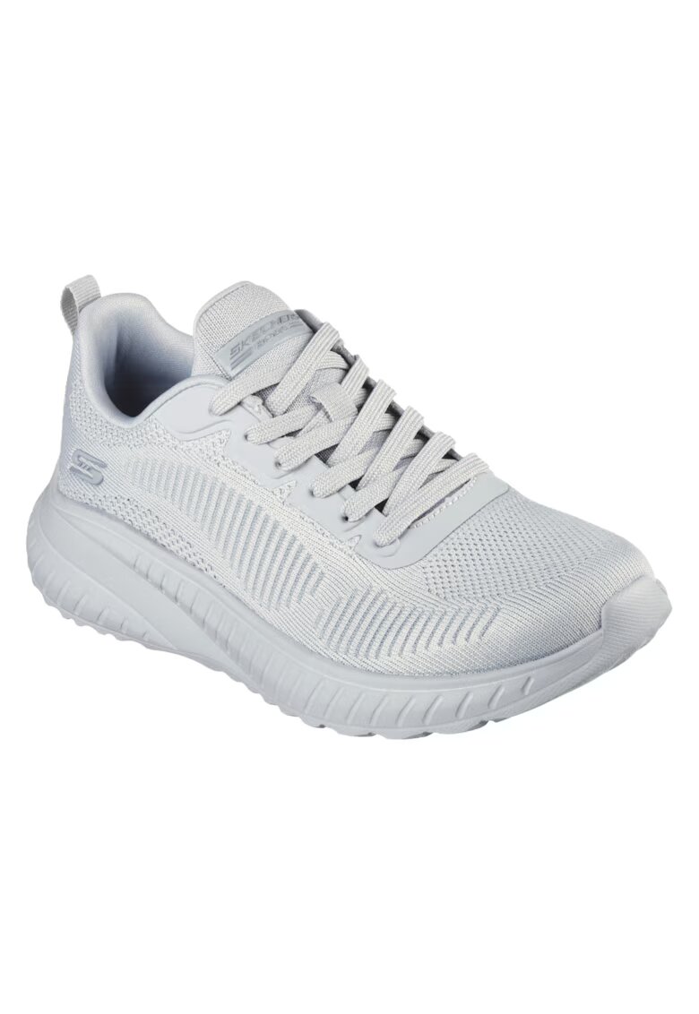 Skechers Дамски обувки - BOB'S SQUAD CHAOS-FACE OFF 117209-LTGY - сиви - текстил