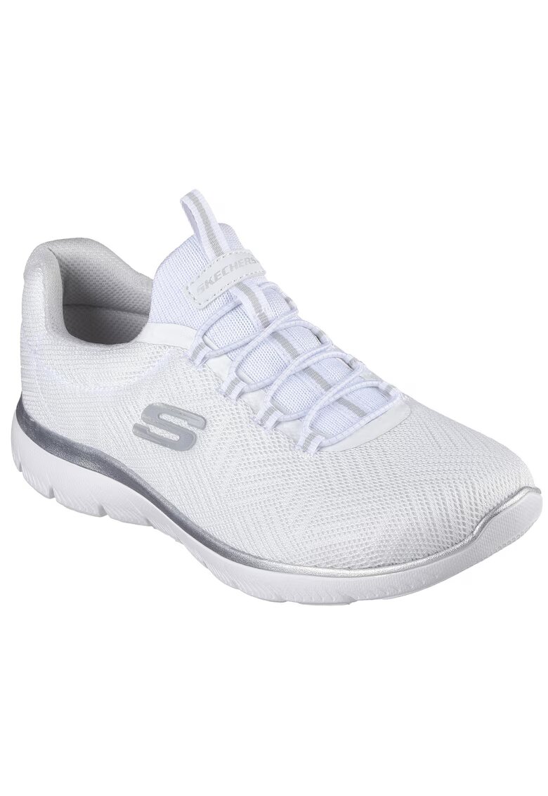 Skechers Дамски спортни обувки SUMMITS ARTISTRY CHIC 150119 WHITE/SILVER