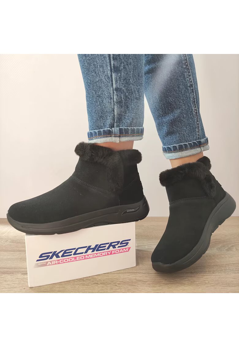 Skechers Ежедневни дамски ботуши 144400 - 36 - бежови