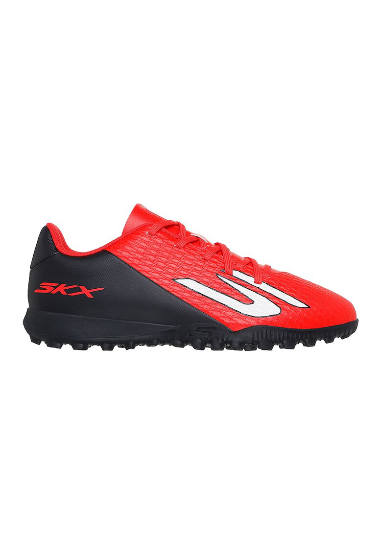 Skechers Футболни обувки SKX 2 Club с лого - Бял/Черен/Аленочервен