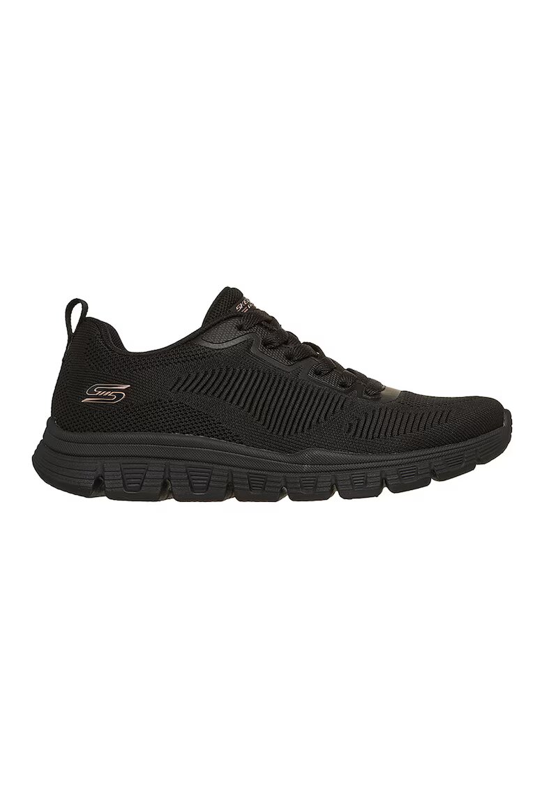 Skechers Маратонки Bobs B Lite - Сиво-кафяв/Светло бежово