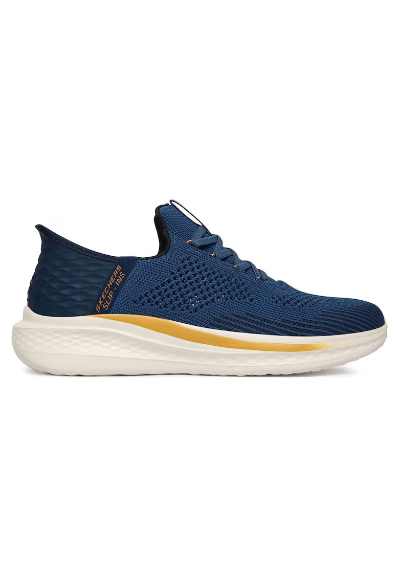 Skechers Мъжки кецове - - текстил - технология Hands Free Slip-ins
