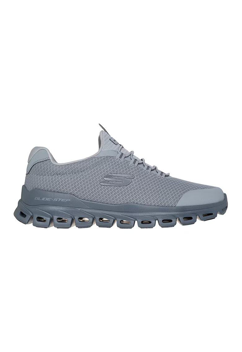 Skechers Мрежести спортни обувки Glide Step с лого