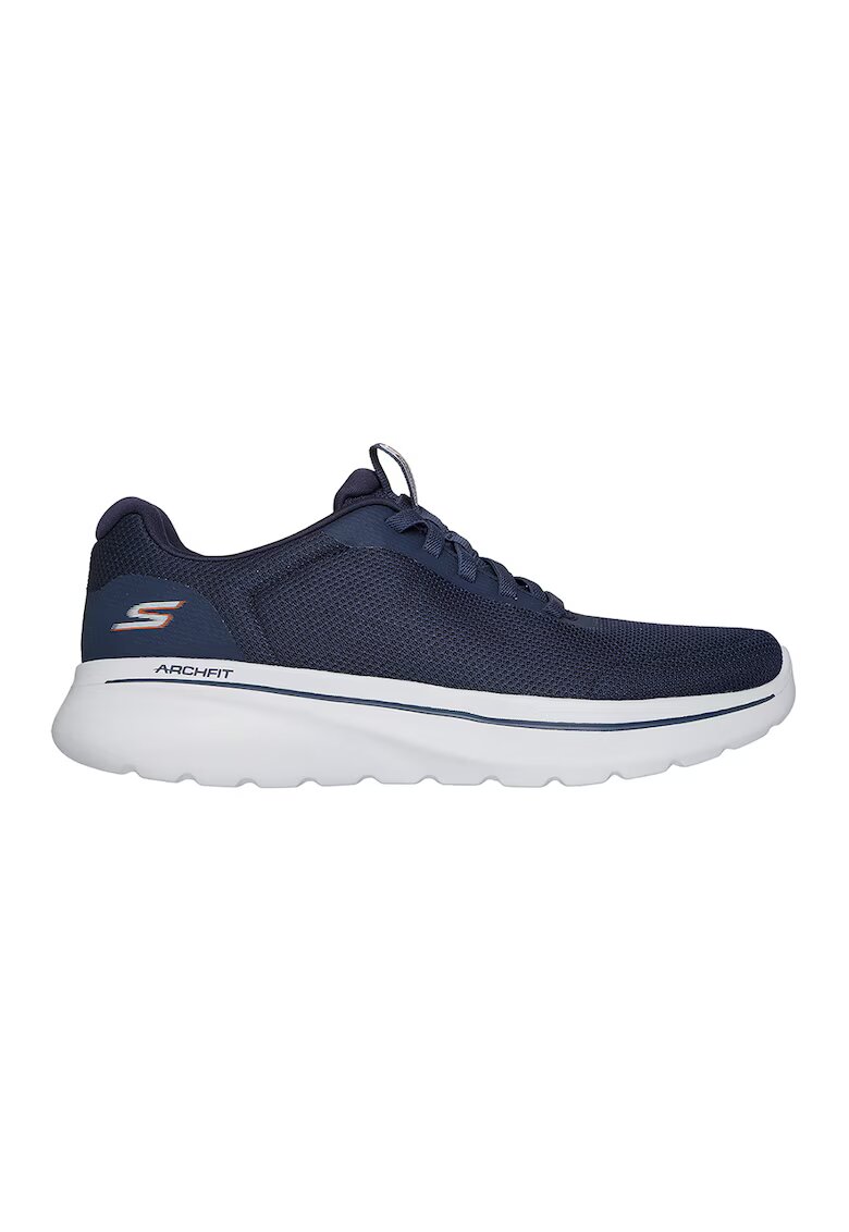 Skechers Мрежести спортни обувки Go Walk Arch Fit N-Joy - Cull - Бял/Тъмносин
