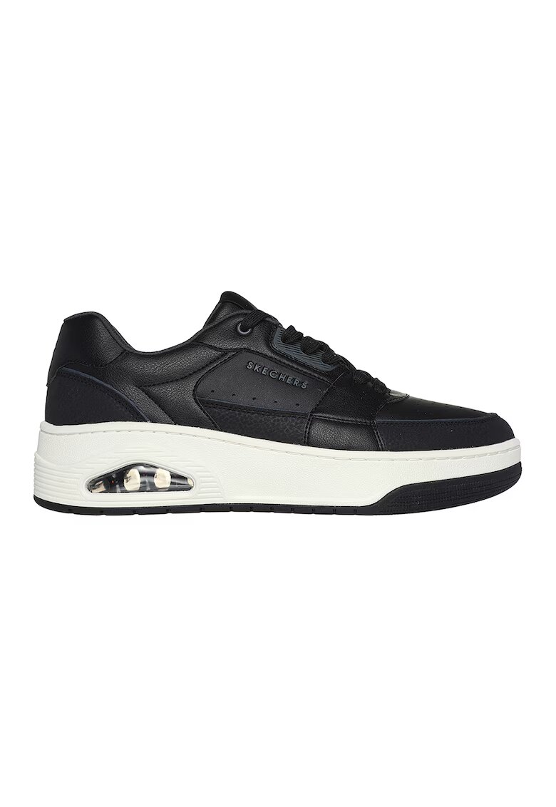 Skechers Омекотени кожени спортни обувки Uno Court с еко кожа